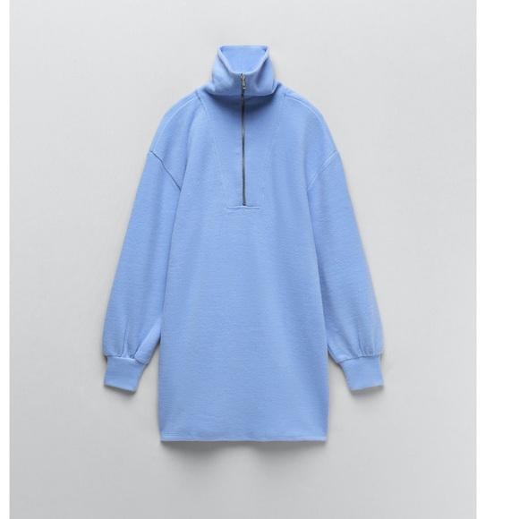 Zara soft dress with zipper - Picture 4 of 6